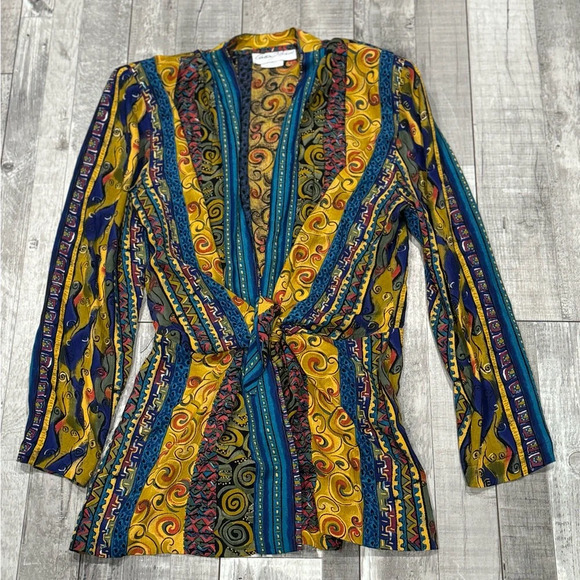 Anthony Michael Vintage 2 Piece Set with Wide Leg Pants - Picture 2 of 10